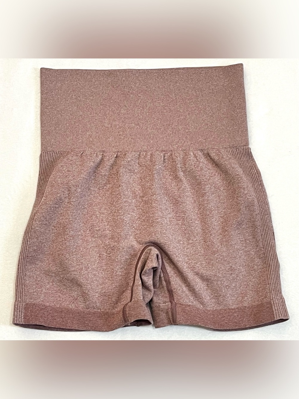 Shapewear High-Waist Seamless Sculpting Shorts Rose Taupe Women’s Size Medium